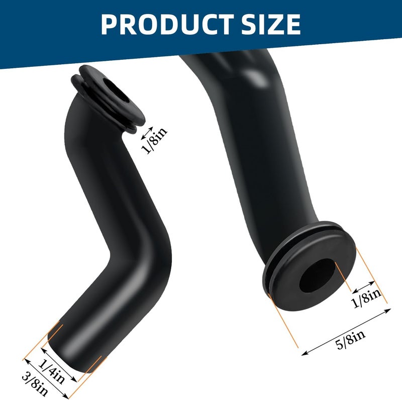 deawater 3pcs Fuel Pump Vacuum Hose Part# 793147 for BS for John Deere LA130 LA135 LA145 LA165 LA175 D110 D120 D125 for Husqvarna for Sears DYS 4500 Lawn Tractor - Image 2