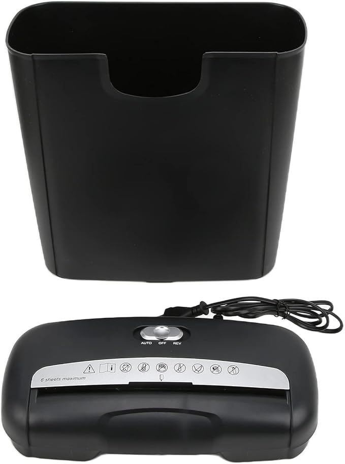 Paper Shredder For Home And Office With Overheat Protection And Intelligent Shutdown US Plug 110V - Image 1