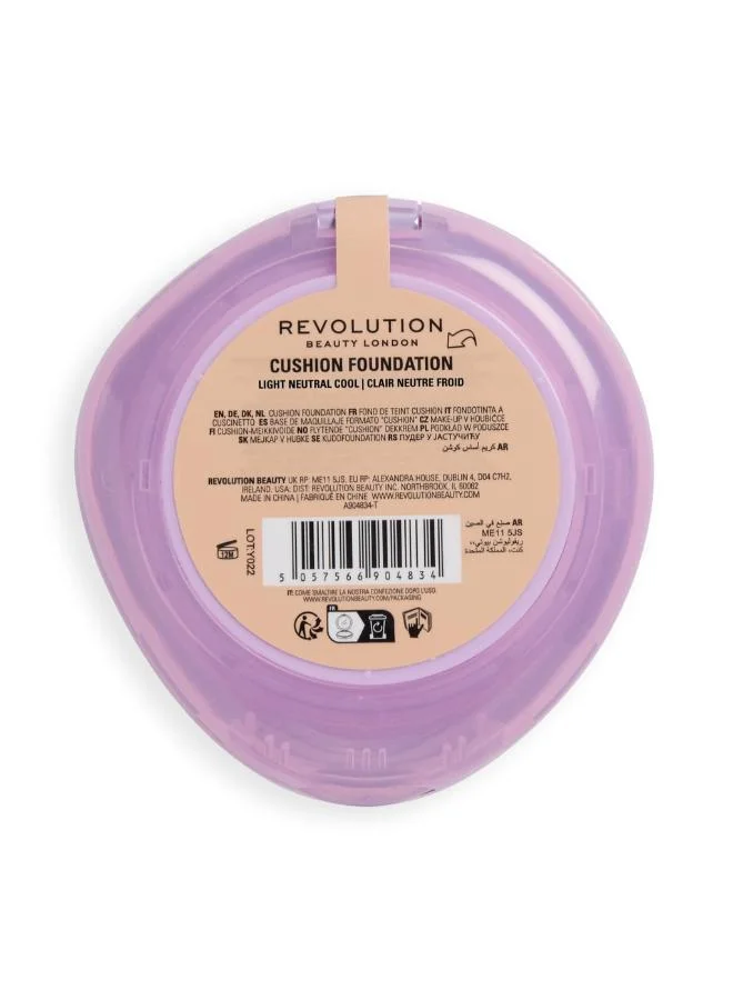 Revolution Cool Superdewy Cushion Foundation Light Neutral Cool for Women | Best Price UAE
