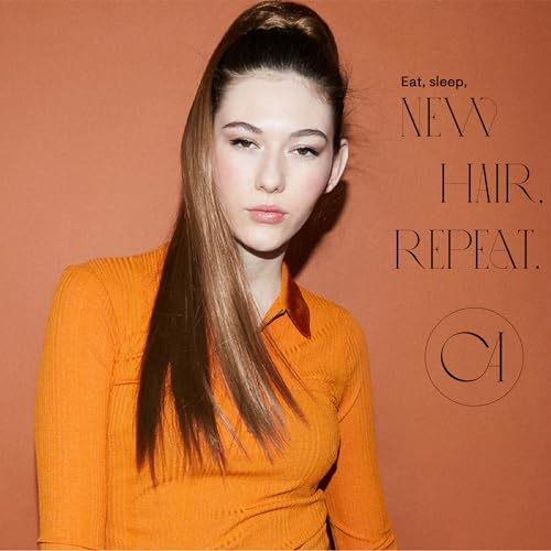 CAISHA 26" Longhair Hairpiece Ponytail Extension Drawstring Straigth Heat-Resistant Synthetic Fibres Platinum Blonde PH614 - Image 5