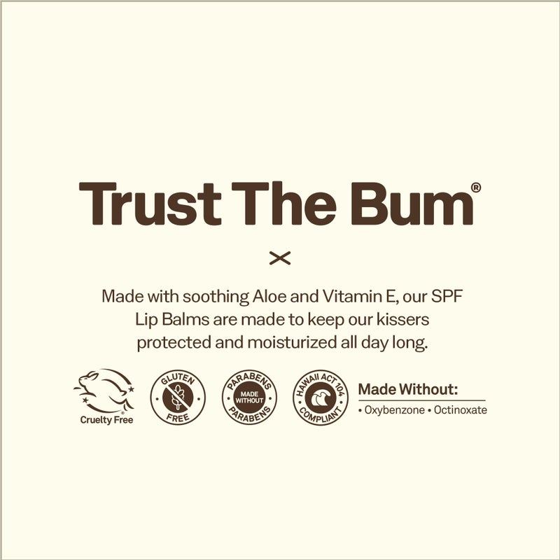 Sun Bum Sun Bum Spf 30 Sunscreen Lip Balm Vegan and Cruelty Free Broad Spectrum Uva/uvb Lip Care With Aloe and Vitamin E for Moisturized Lips Coconut Flavor 3 Pack - Image 2