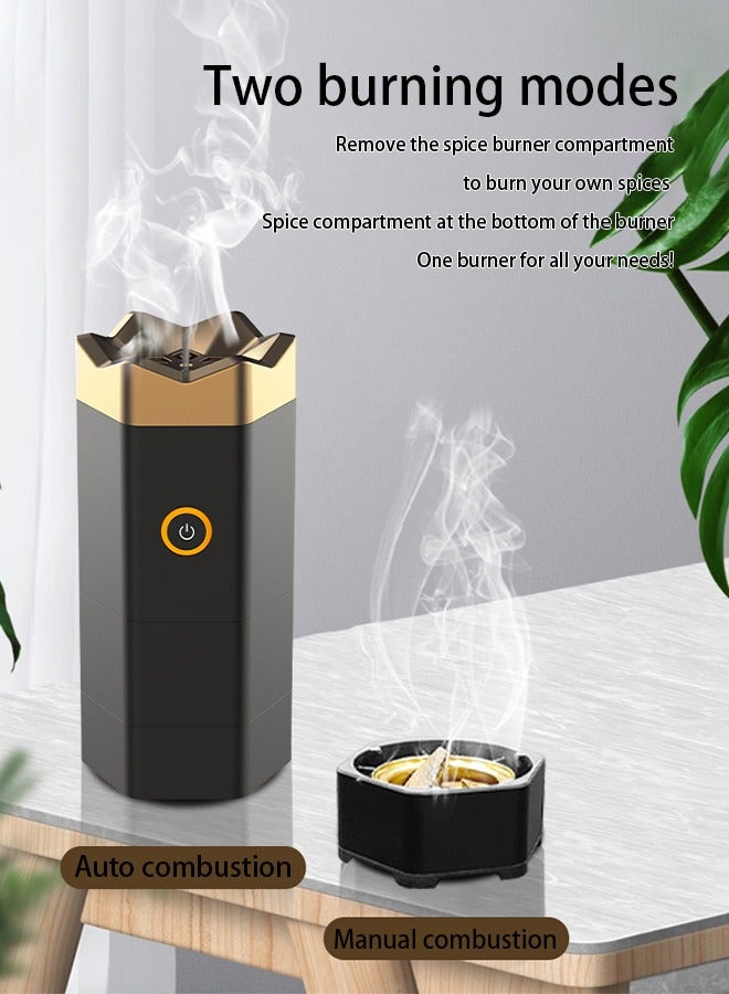 Incense Holders,Rechargeable Incense Burner, Electric Incense Burner, Car Aroma Diffuser Fresh Scent, Portable Incense Holders  - Image 5