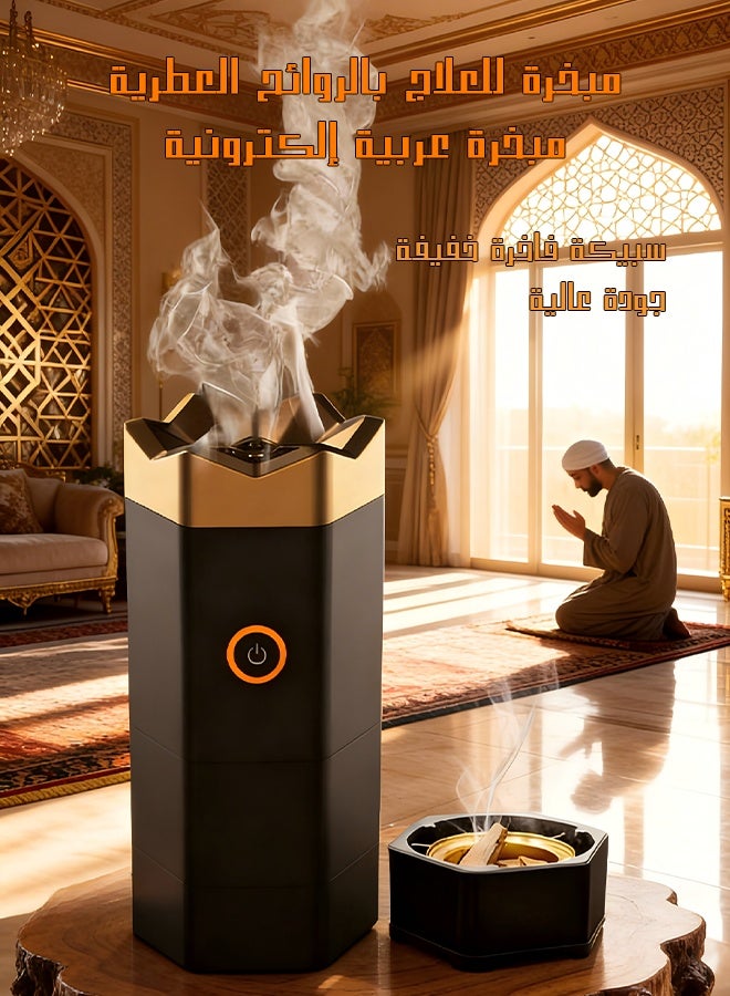 يهييو حاملات بخور، مبخرة قابلة لإعادة الشحن، مبخرة كهربائية، مبخرة كهربائية، مبخرة عطرية للسيارة برائحة منعشة، حاملات بخور محمولة - Image 1