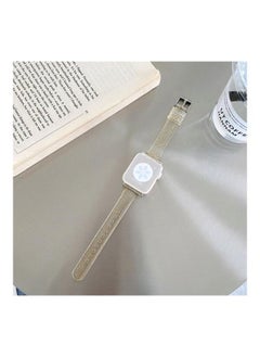 PROMASS Replacement Watchbands For Apple Watch Series 7 41mm/6 & SE & 5 & 4 40mm/3 & 2 & 1 38mm Gold Yellow 