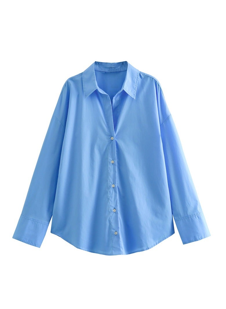 Shougu New Women's Fashion Casual Texture Shirt - Image 1