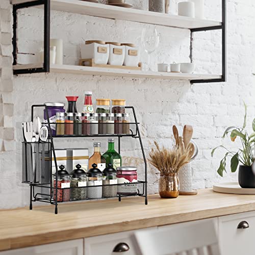 SPISPI Bathroom Organizer Countertop, Spice Rack Organizer for Cabinet,Bathroom Counter Organizer, Kitchen Countertop Organizer - Image 4