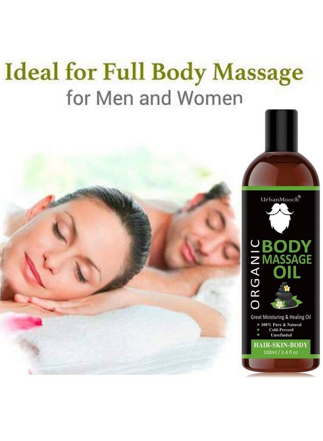 UrbanMooch Natural & Organic Body Massage Oil For Skin & Hair 100Ml - Image 3