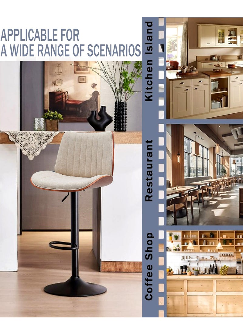 Generic - Set Of 2 Pieces Modern Counter Height Barstools - Image 1
