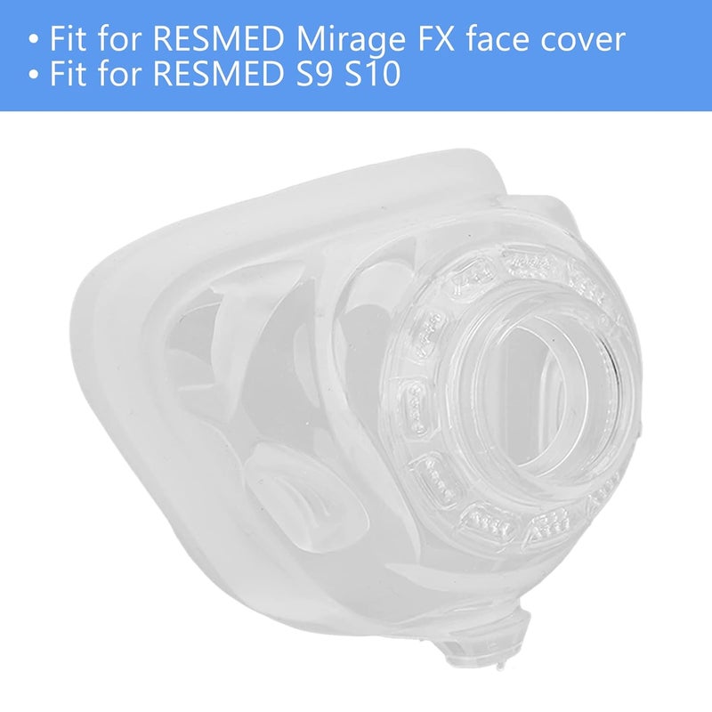 cheekyglo CPAP Mask Liners, Breathing Machine Nose Comfort Pad CPAP Mask Replacement Cushion Silicone Breathing Machine nose Cover Accessories for RESMED S9 S10(Standard)Standard - Image 3