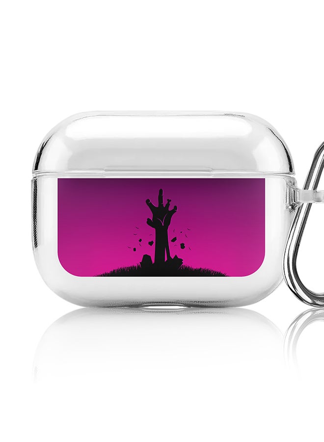 Stylizedd Classic Clear printed Case for Apple AirPods Pro 2nd Generation Thin Transparent Cover [Designed for Apple AirPods Pro 2nd Generation] - Reach - Image 1
