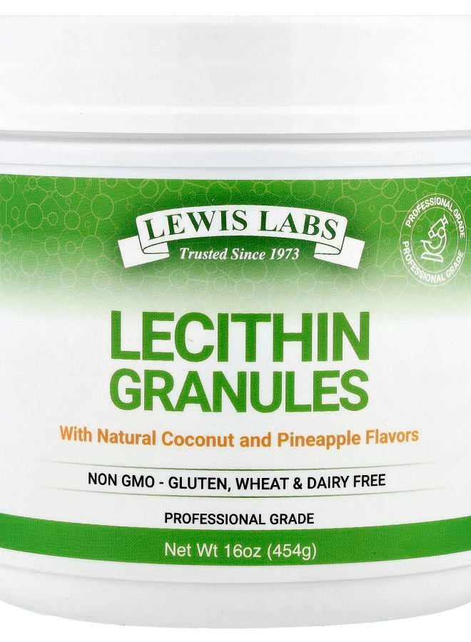 Lewis Labs Lecithin Granules Natural Coconut and Pineapple 16 oz (454 g) - Image 1
