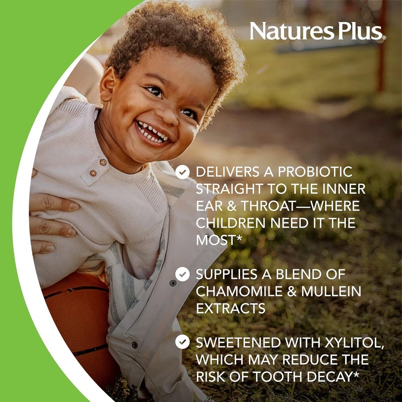 Nature's Plus Animal Parade Inner Ear Support Cherry Chewable Tablets - 90 Animal-Shaped Tablets - Image 4