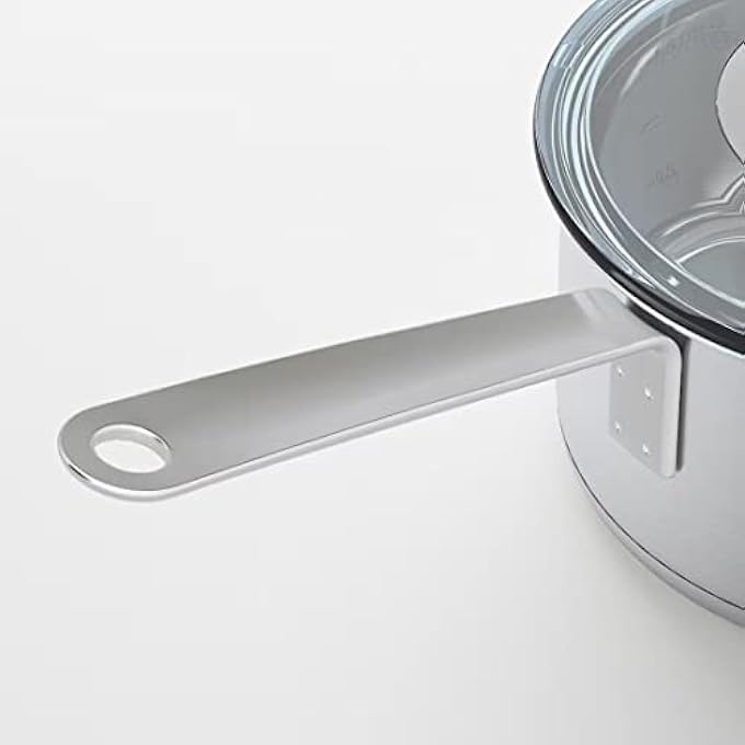 Digital Shoppy 365 Saucepan With Lid Stainless SteelGlass 2 L 21 Qt - Image 2