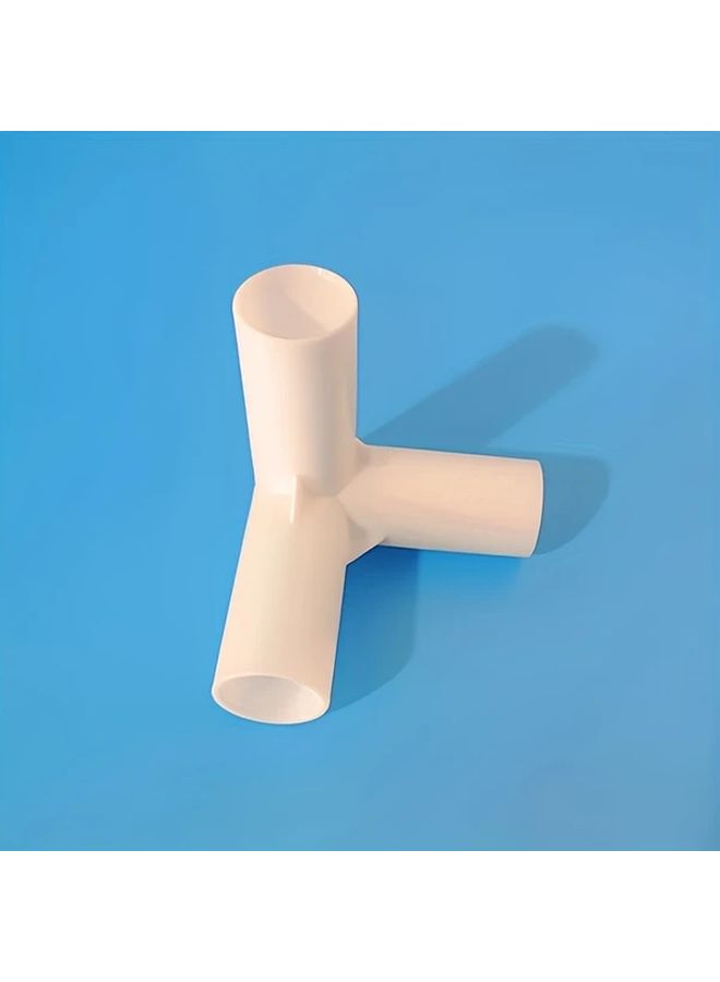 4Pcs 16mm PVC T Joints 90 Degree Plastic Elbow Connectors For DIY Shelves Clothes Racks Shoe Organizers - Image 5