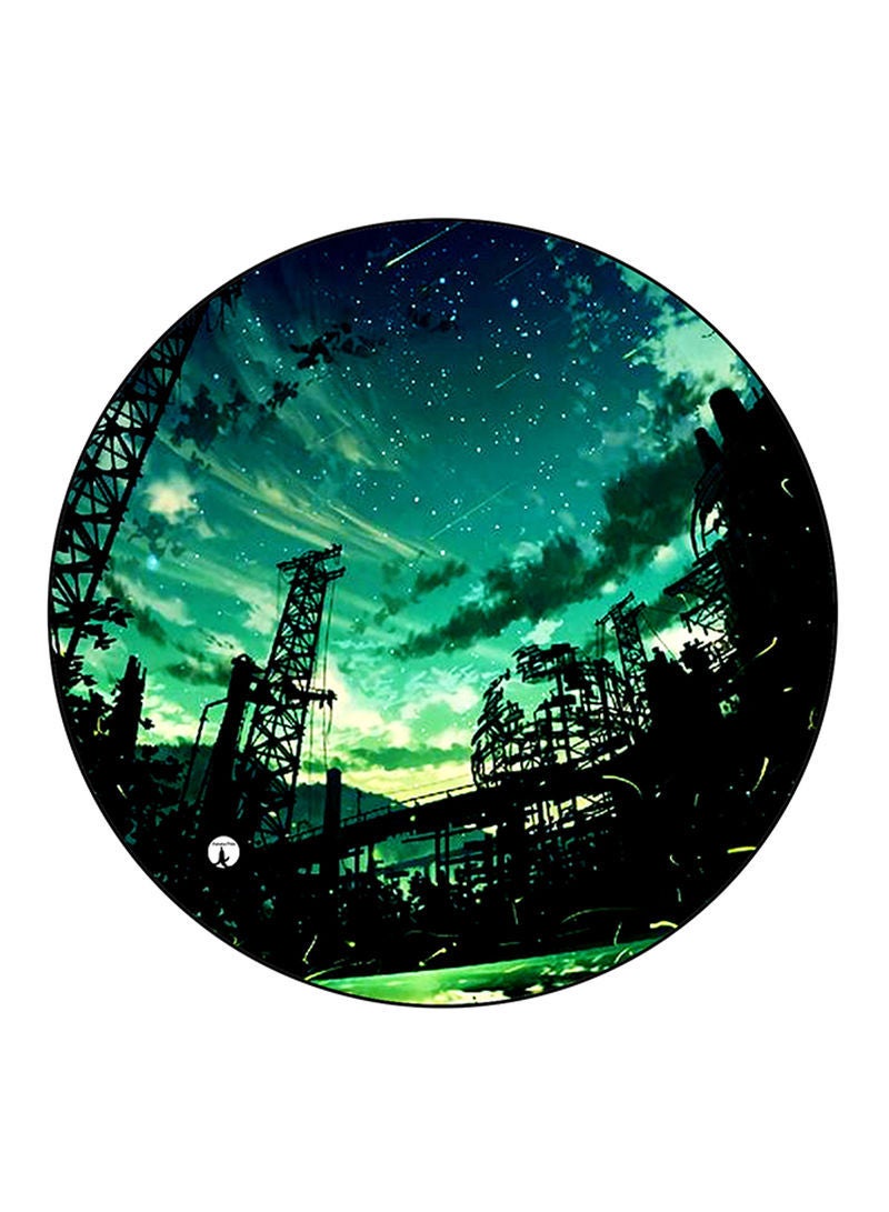 RKN City Printed Fridge Magnet  Round  Multicolour - Image 2