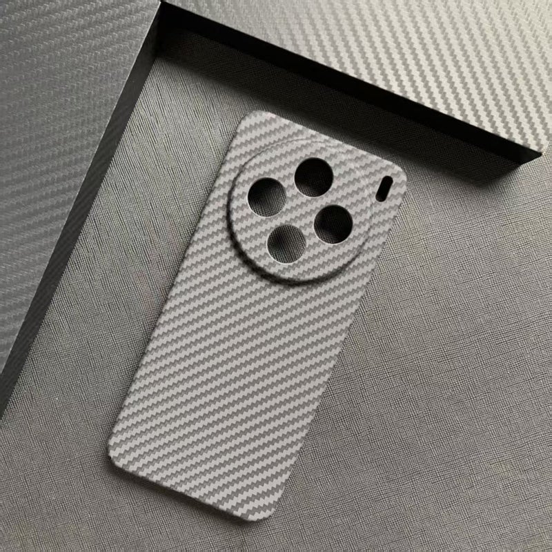 Carbon Fiber Pattern Phone Case for vivo X200 Pro Mini X200S X100 Ultra, Anti-Slip Shockproof Cover - Image 3