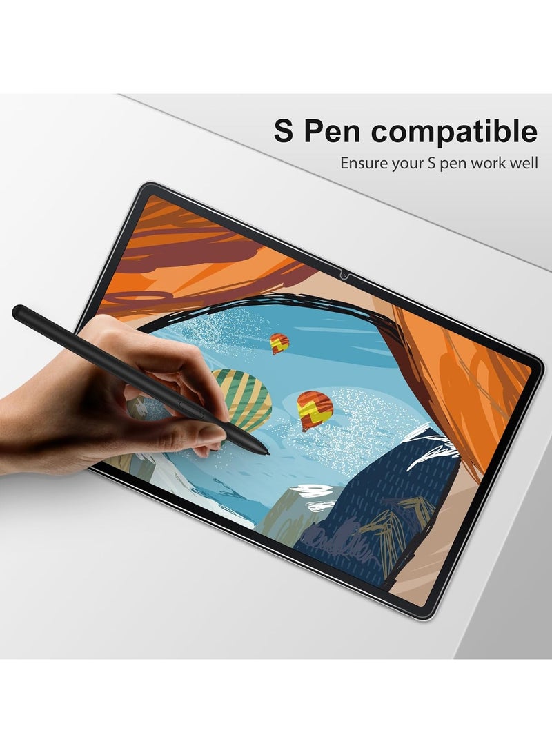 【2 Pack】 Screen Protector for Galaxy Tab S10 FE 2025/S9 FE 2023 10.9 inch, Tempered Glass Compatible Pen, 9H Hardness Scratch Resistant - Image 2