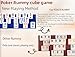 Doublefan Upgraded Rummy GameRummyO with Color Unique Poker Playing WayRummy Cube Orginal Classic Board Game for Adult and Kids106 Tiles 4 Playing Rack 1 Timing 1 Dice 24 Players - Image 4