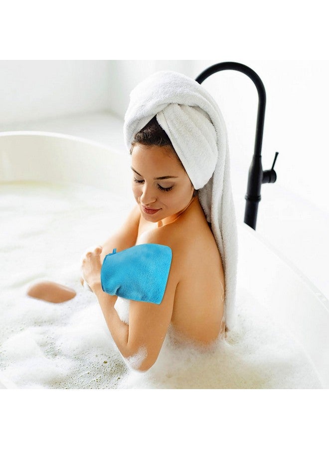 Phogary 10 Pack Washcloths Facial Mitts Soft Flannel & Terry Cloth Face Wash Gloves Reusable Makeup Remover 6X8 Inch European Style Skin Care Bath Spa Cloths - Image 5