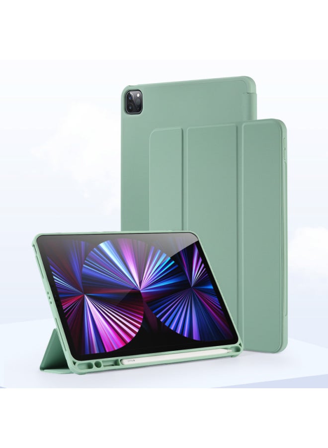 Silicone Protective Case For 2021 11-inch 10.5-inch Air4 Tablet Pen Slot Ipad10.2 9.7 Soft Shell Bottom Cover-Color:Matcha Green-Applicable Model:Ipad Mini4/mini5 - Image 1