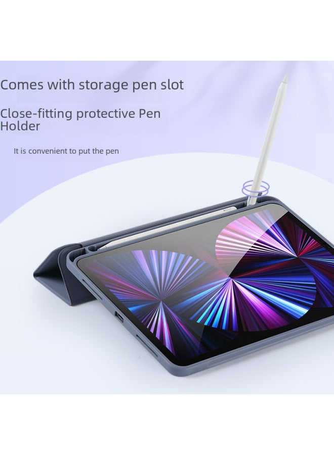 Silicone Protective Case For 2021 11-inch 10.5-inch Air4 Tablet Pen Slot Ipad10.2 9.7 Soft Shell Bottom Cover-Color:Matcha Green-Applicable Model:Ipad Mini4/mini5 - Image 4