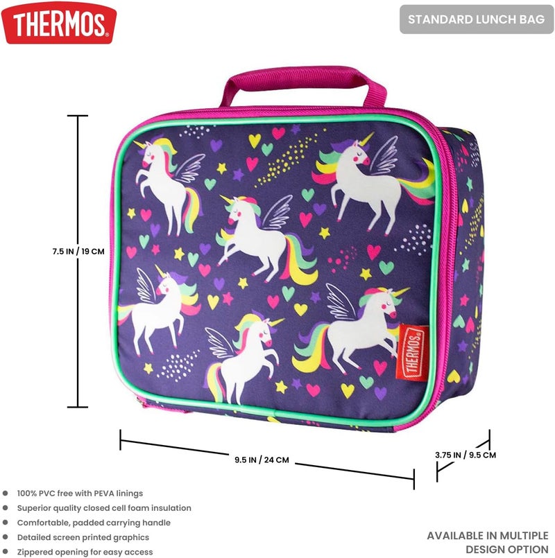 THERMOS STANDARD REUSABLE LUNCH BAG - UNICORNS - Image 4