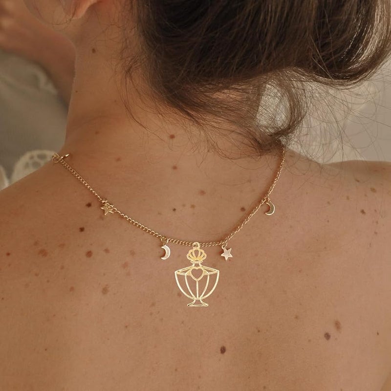 VILLCASE 20 قطعة إطارات قلادة مجوفة مجموعة صنع مجوهرات DIY للقلائد والأساور وسلاسل المفاتيح - Image 4