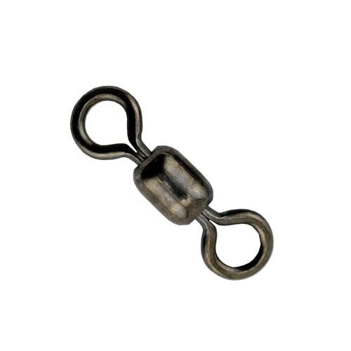 AFW American Fishing Wire Mighty Mini Stainless Steel Crane Swivels, Size #1/0, 511 lb Test, Gunmetal Black, 5 pc - Image 2