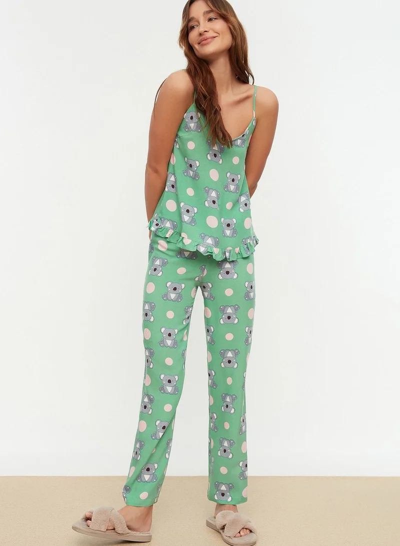 trendyol Printed Pyjama Set