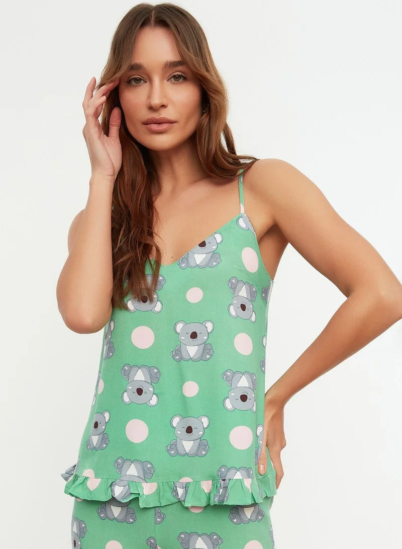 trendyol Printed Pyjama Set