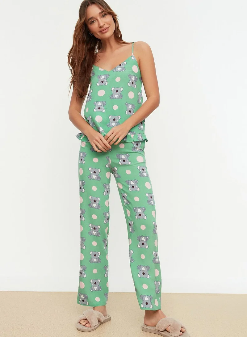 trendyol Printed Pyjama Set