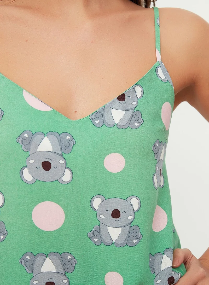 trendyol Printed Pyjama Set