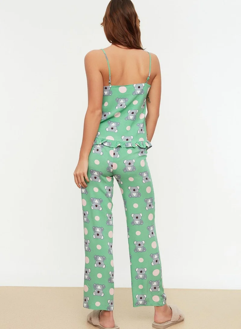 trendyol Printed Pyjama Set