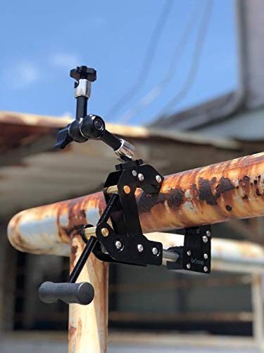 Brinno ACC1000P Camera Clamp Plus - Large, Industrial, Heavy-Duty Camera Mounting Kit with Magic Arm and Extension Poles - Adjust to Any Surfaces, 360° Rotating Tripod - Universal ¼” Female Thread - Image 5