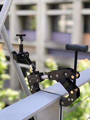 Brinno ACC1000P Camera Clamp Plus - Large, Industrial, Heavy-Duty Camera Mounting Kit with Magic Arm and Extension Poles - Adjust to Any Surfaces, 360° Rotating Tripod - Universal ¼” Female Thread - Image 2