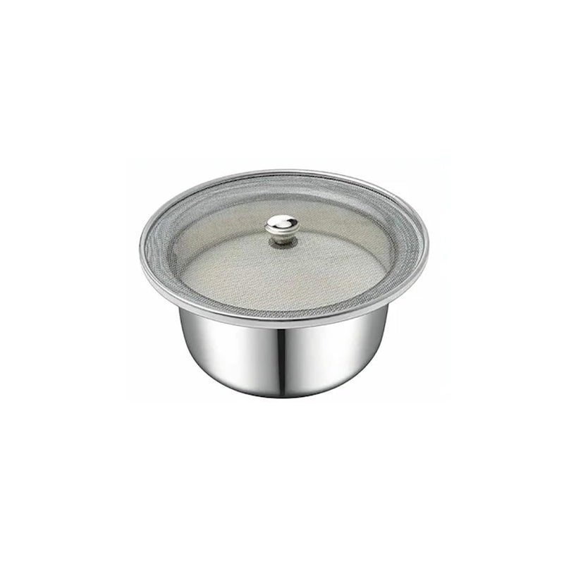 faas faas Stainless Steel Food CoverMilk Cover JaliSteel JaliMultipurpose Net Lid Set of 3 Pcs 7 8 9 Inches  - Image 3