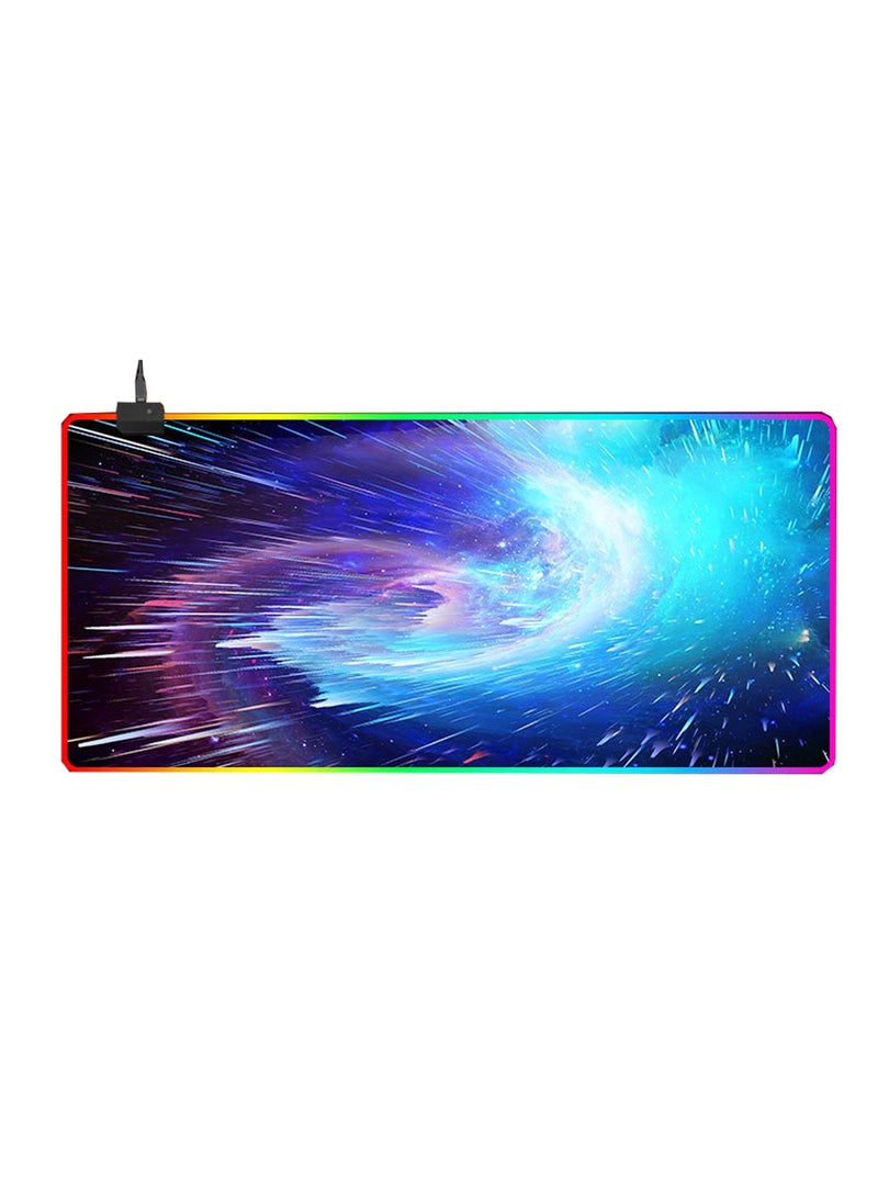 Flash Hawk RGB Gaming Mouse Pad 800*300mm Size,14 LED Modes Extended Large Table Desk Mat Mousepad for PC Computer MacBook Keyboard Mat Anti-Slip  - Image 1