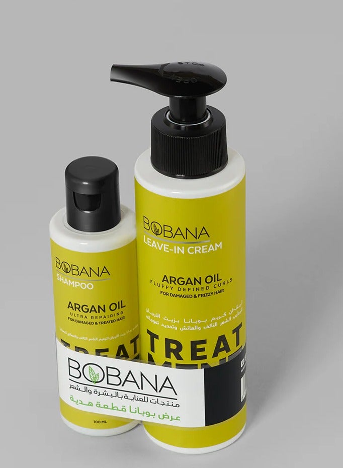 كريم ليف إن بزيت الأرجان 200 مل + شامبو بزيت الأرجان 100 مل