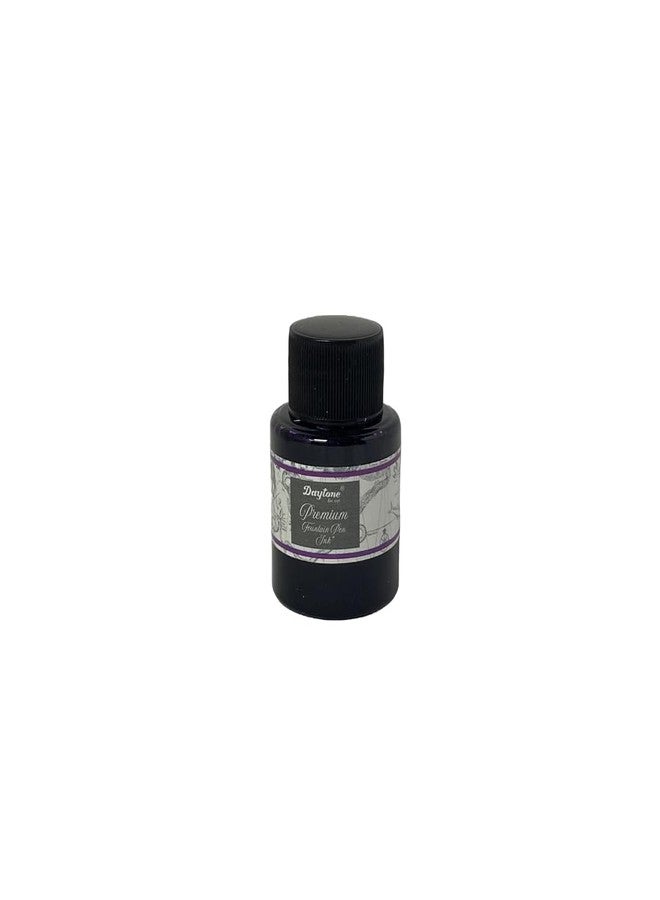 Daytone Premium Fountain Pen Ink (Aubergine, 30 ml Bottle) - Image 1
