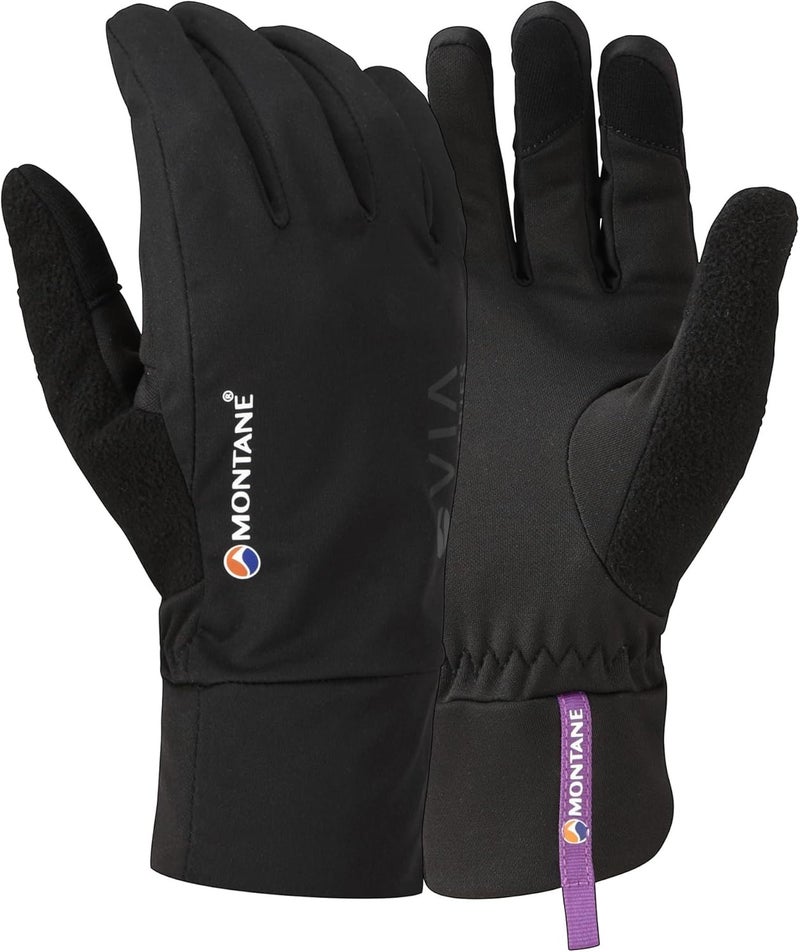 Montane Via Trail Women's Gloves - X Small - Black