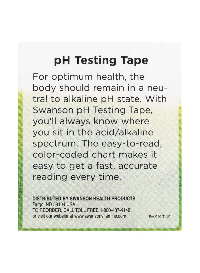 Swanson, pH Testing Tape With Dispenser, Approximately 15 Feet - Image 2