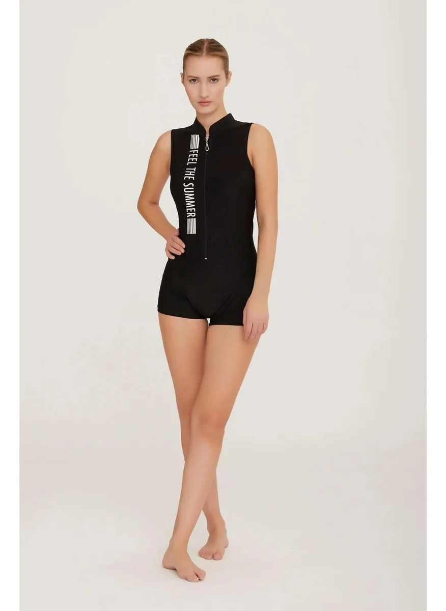 أداسيا Women's Zero Sleeve Waist Swimsuit 3C3T7N0