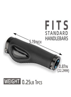 Y&D Bike Grips, Ergonomics Design Soft Gel Handle Bicycle Grips Double Aluminum Clamp Lock on Specialized Replacement for Mtb Bmx Mountain Bar  - Image 5
