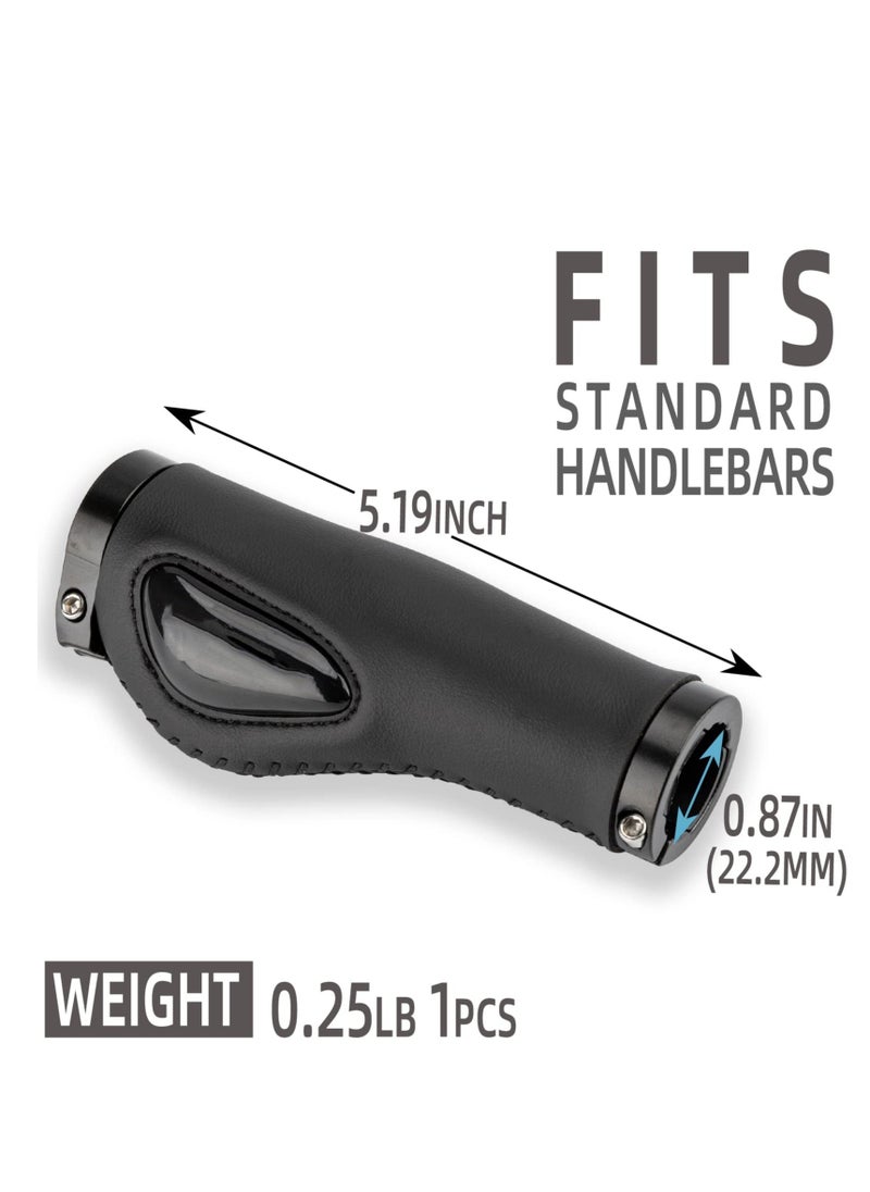 Y&D - Bike Grips, Ergonomics Design Soft Gel Handle Bicycle Grips Double Aluminum Clamp Lock on Specialized Replacement for Mtb Bmx Mountain Bar - Image 1