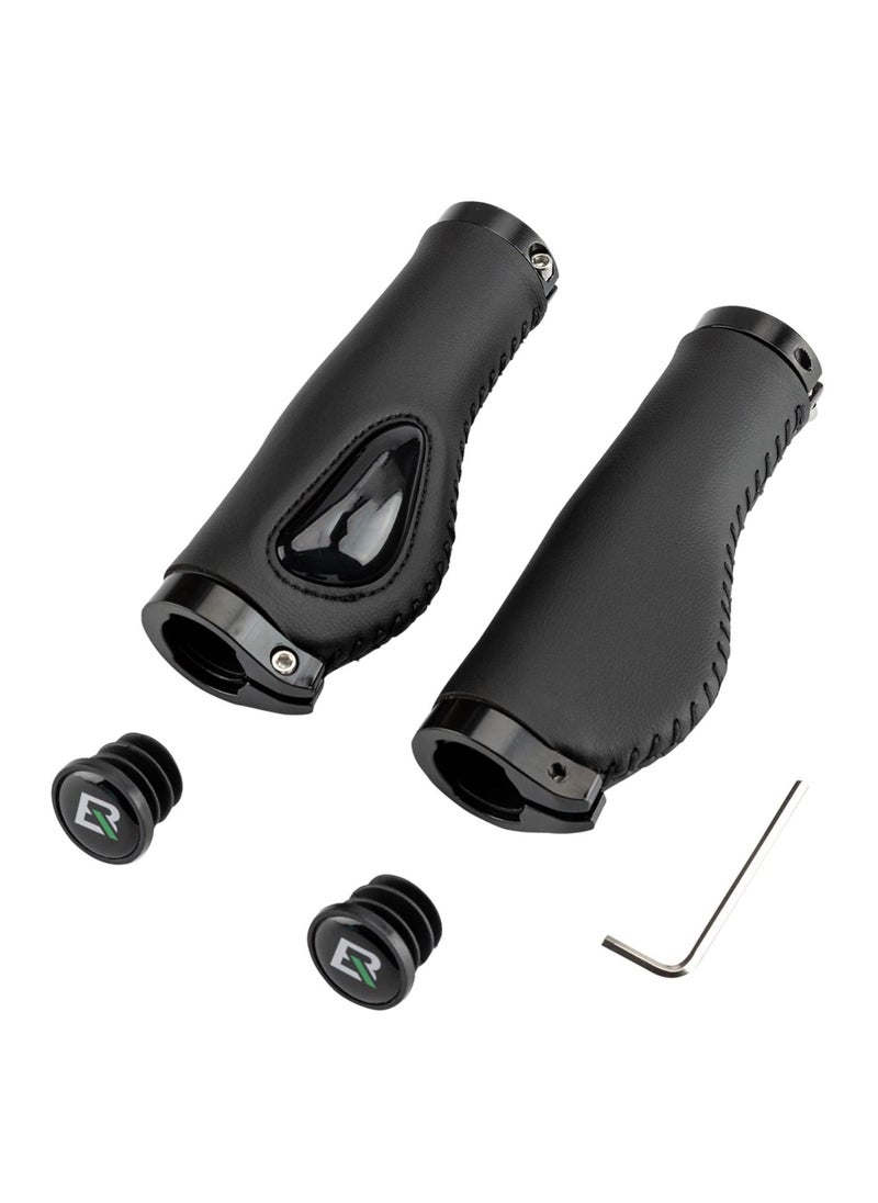 Y&D - Bike Grips, Ergonomics Design Soft Gel Handle Bicycle Grips Double Aluminum Clamp Lock on Specialized Replacement for Mtb Bmx Mountain Bar - Image 1