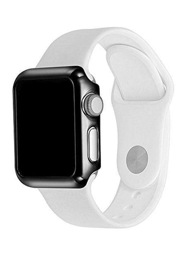 NIBEMINENT Electroplated Case Cover For Apple Watch Series 1 Black - Image 3