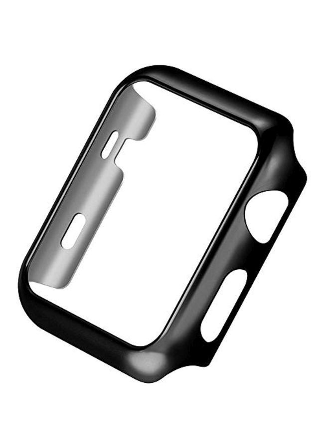 NIBEMINENT Electroplated Case Cover For Apple Watch Series 1 Black - Image 2