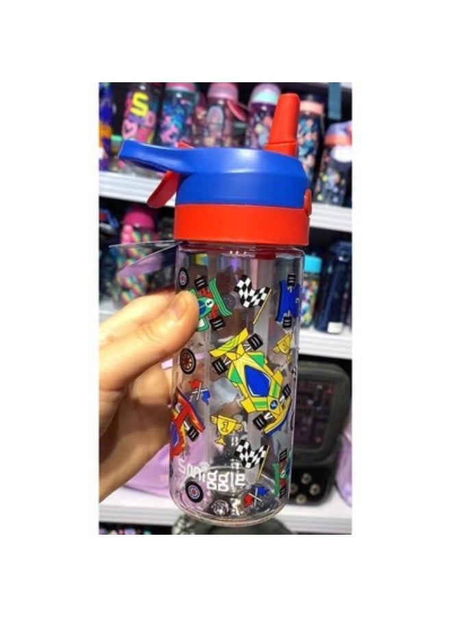 Smiggle Australia Kids Straw Water Bottle - Large Capacity Portable Cup