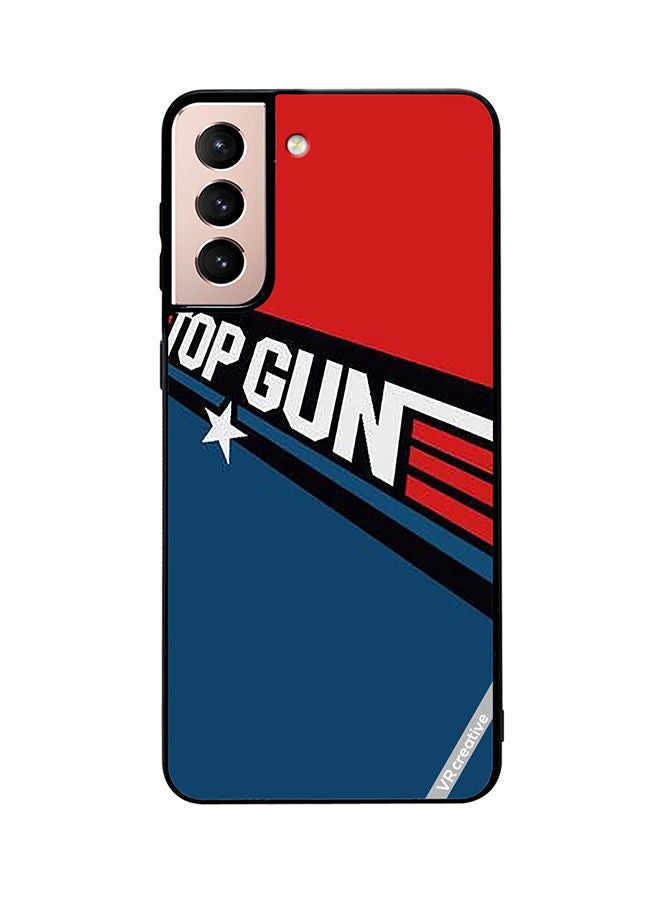 VR CREATIVE Protective Case Cover For Samsung Galaxy S21 Plus 5G Top Gun Theme Design Multicolour - Image 1