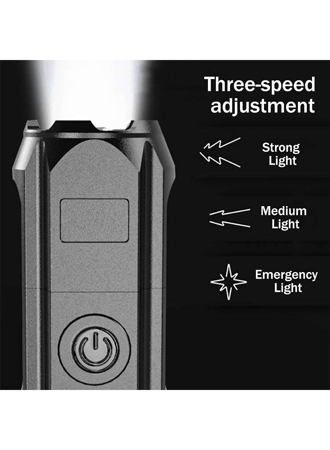 MXN 2 Pcs Rechargeable Flashlights with 1000M Long Throw Super Bright LED Small Powerful Tactical Flashlight with Memory Function, Pocket Waterproof Flash Light for Camping, Emergency - Image 4